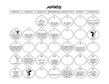April calendar