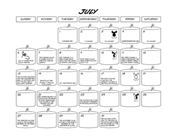 July calendar