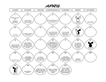 April calendar